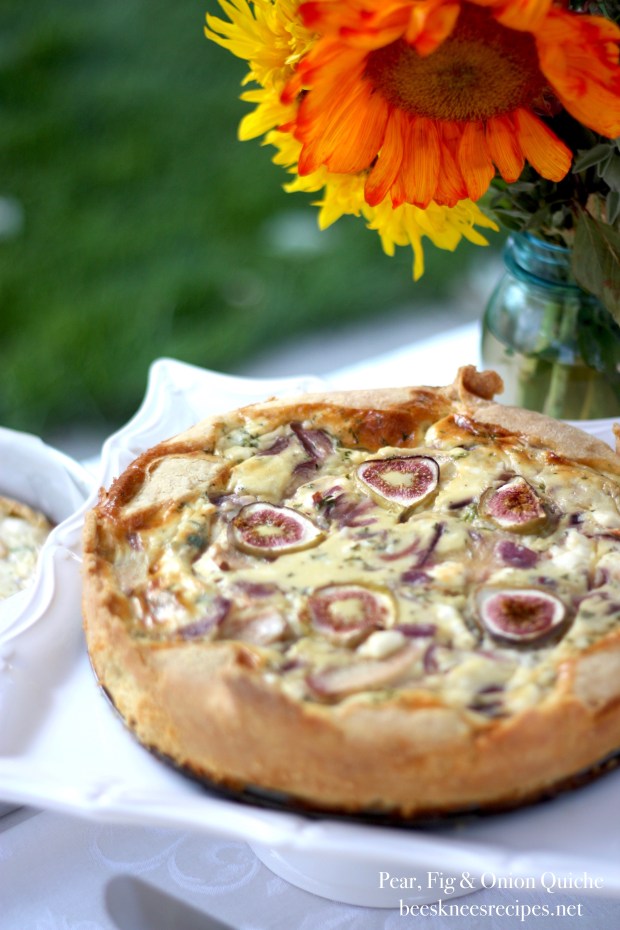 Pear Fig Quiche