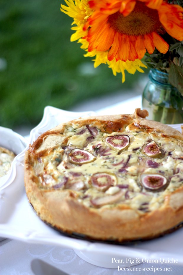 Pear Fig Quiche