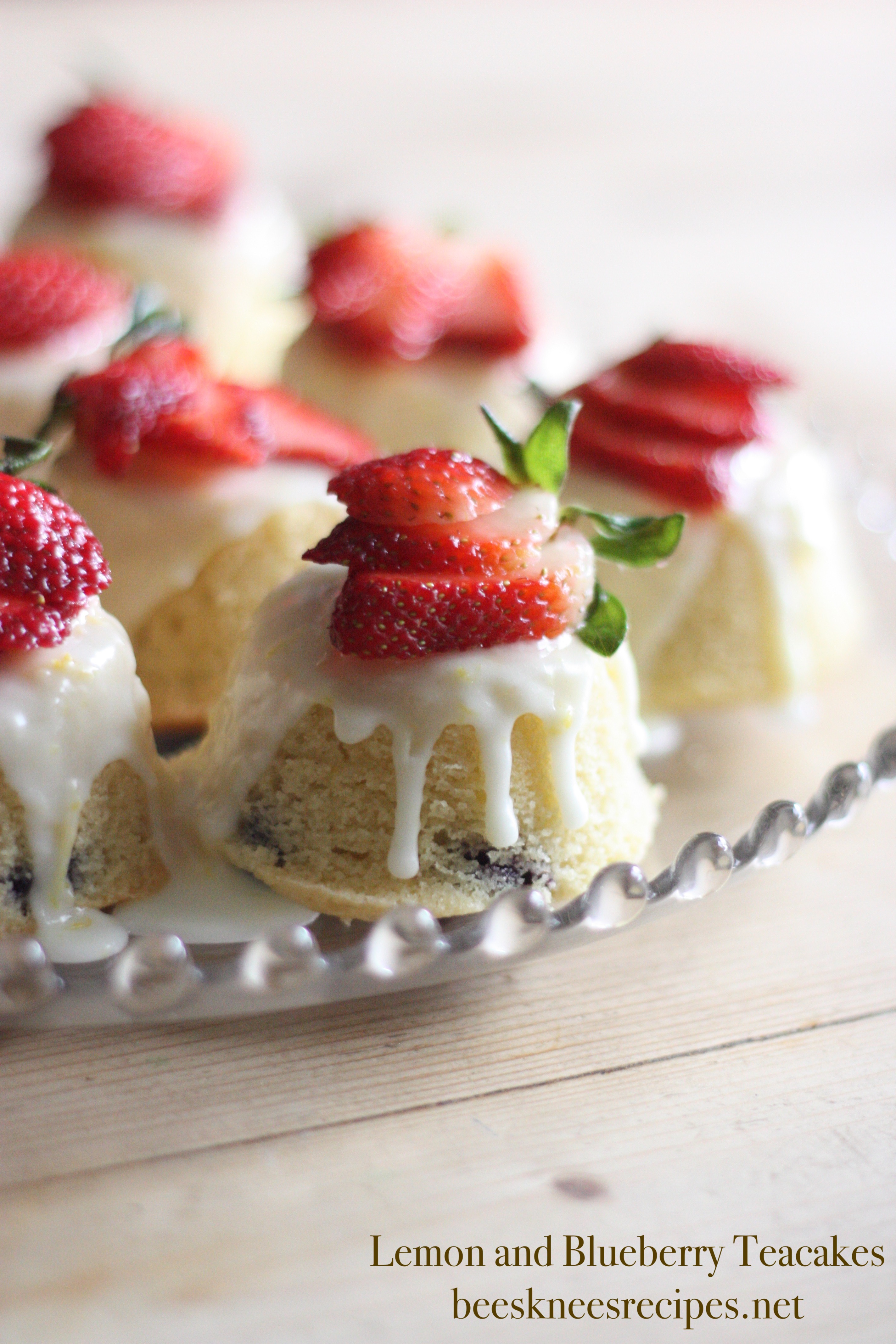 Lemon and Blueberry Teacakes
